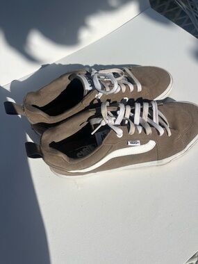 Vans 507452 Brown Tobacco Suede White Sidestripe Sneakers Men’s Size 9